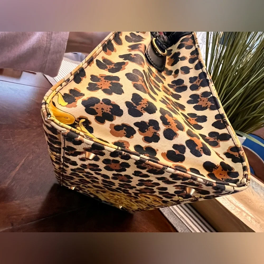 Gianni Versace Black and Gold Baroque Satchel With Dust Bag - Picture 5 of 15